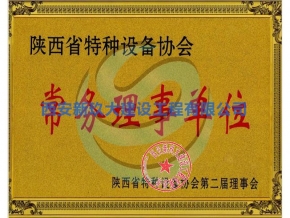 陜西省特種設備協會常務理事單位